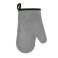thumbnail image 3 of Silicone Oven Mitt, Waterproof Convenient Storage Silicone Microwave Glove High Temperature Retardant Slip Proof  For Cooking Gray, 3 of 8