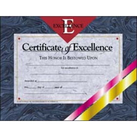Hayes Certificate of Excellence