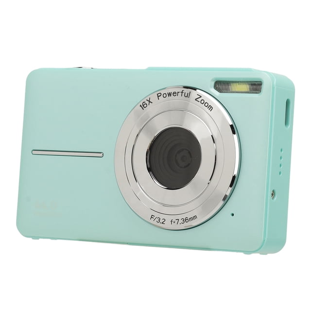 Cámara Digital, 1080p Cámara Vlogging Confocque Autico 44MP 16x Zoom Pantalla Digital de 2,5 Pulgadas Cámara Compacta Portátil para adolescentes Principiando Principiando