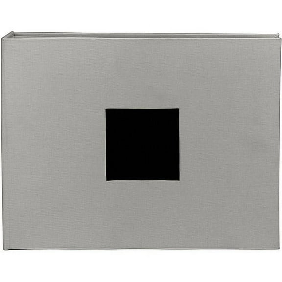 Cloth D-Ring Album 8 Inch X 8 Inch-Shadow