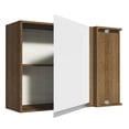 thumbnail image 4 of Alacena de Esquina Madesa Glamy 1 Puerta Marrón/Blanco, 4 of 5