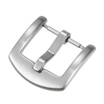 Uxcell Watch Brushed Stainless Steel Arc Side Type Buckle, for 16mm Width Watch Bands