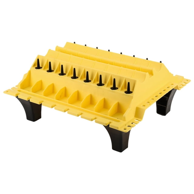 twisto Engine Cylinder Head Parts Tray Modular Compartments Engine Rebuild Component Tray Easy Sorting Valve Coil and Camshaft Holder for Auto Repair Shop