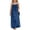 Blue, variant on Kid Girls Backless Cami Dress Spaghetti Strap House Dress Green Flowy Dress Maxi Sundress Beach Dress for Girls