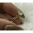 thumbnail image 3 of Jewelerix 1 CT Moissanite Diamond Engagement Ring Vintage 10K/14K/18K Yellow Gold Plated Oval Shape Ring Comfort Fit Proposal Ring, 3 of 5