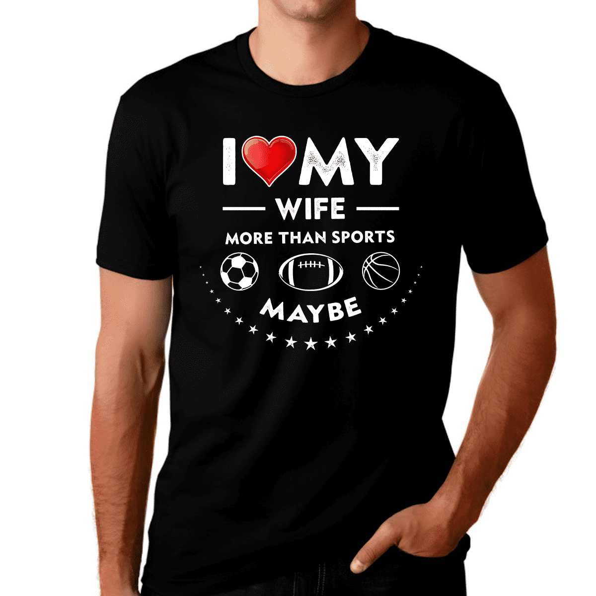 I Love My Wife Shirts I Heart Sports Shirt for Men Funny Valentine Shirt  Valentines Day Gifts for Him 