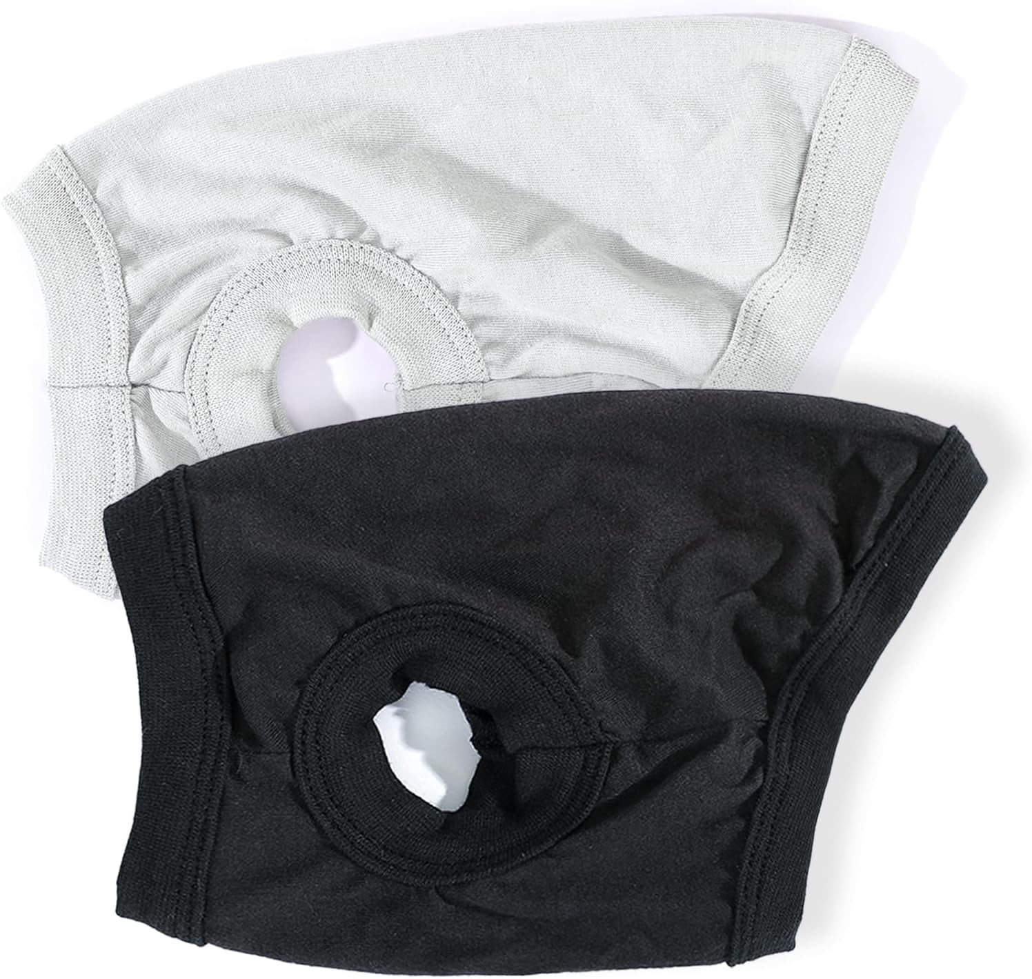 2-Pack Dog Shirts Summer Dog Clothes for Small Medium Dogs Boy, Teacup, Chihuahua, Yorkie, Pug and Cats, Solid Color Pet Tshirts Puppy Clothes, XXS, Black+ Grey