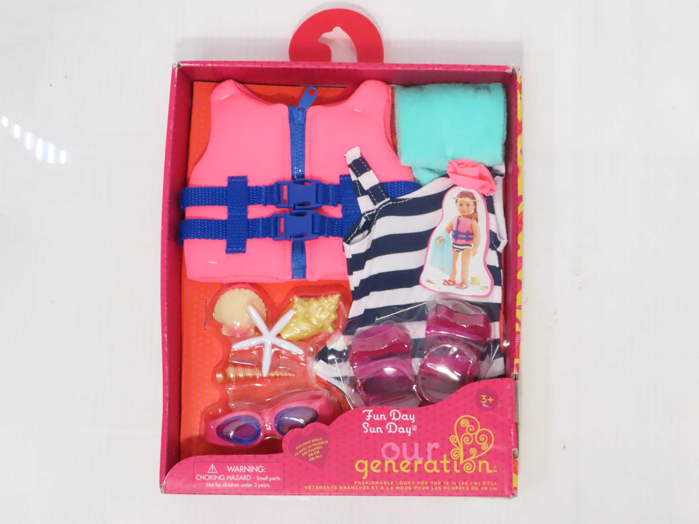 Our Generation Fun Day Sun Day Swimsuit Outfit for 18" Dolls