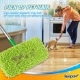 thumbnail image 2 of Keepow Reusable Dry Sweeping Cloths Compatible with SwifferSweeper (2 Pack), 2 of 8