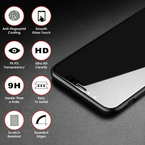 AMZER Full Screen Tempered Glass for iPhone Xr/ iPhone 11 Edge2Edge 9H HD Clear Screen Protecor Scratch Guard for iPhone Xr/ iPhone 11