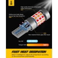 thumbnail image 2 of 194 LED Bulb YM E-Bright Yellow Red Light Toggle T10 168 2825 W5W 42SMD CANBUS LED Replacement Bulbs Error Free for Dome Map Door Courtesy Interior Car Lights,12V/ 24V,Pack of 4, 2 of 7
