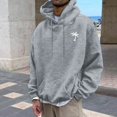thumbnail image 1 of WILLBEST Sudaderas Navideñas para Hombre y Mujer, Suéter con Estampado De Cocoteros De Color Liso para Otoño e Invierno, Suéter con Capucha De Manga Larga y Bolsillo Grande, 1 of 4