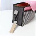 thumbnail image 3 of WHAMVOX Newborn Diaper Tote Bag Storage Bag Nylon Black and Pink 1Pack, 3 of 8
