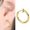 Gold, variant on Border Fashion No Pierced Earrings Nose Lip Ring European Style Spring Clip Non Piercing Jewelry Hoops
