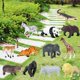 thumbnail image 2 of Juguetes de Animales Mini CUTICAT 12 Piezas, 2 of 5