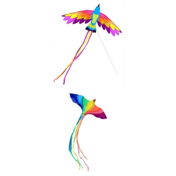 Cometas 3D Shamjiam Ave Fénix para Juegos Libre Actividades Viajes Juguete Cometas de Aves