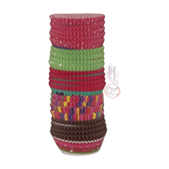 Standard Size Cupcake Liners – Multiple Color RAINBOW Themed Paper/Baking Cups/Smell Free Pack of 500 (Rainbow)