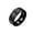 black, variant on Couple Ring Double Rhinestone Silver/Gold Stainless Steel Wedding Band Size 7-11-silver-8