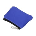 thumbnail image 4 of Uxcell 3.54" x 4.72" Coin Purse Pouch, Change Purses Small Organizer Bags with Zipper Canvas for Home, Blue, 4 of 6