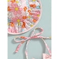 thumbnail image 4 of DcoolMoogl Baby Girl Swimsuit 3 6 9 12 24 Months Infant Fruit Print Bathing Suit Bikini Sets Swimwear Summer Beach 3Pcs Outfit, 4 of 7