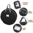 thumbnail image 3 of Primode Bolsa De Almacenamiento Para Coronas Navideñas De 36 Pulgadas - Contenedor De Coronas Con Asas - Material De Poliéster Oxford 600D Duradero Soporte De Almacenamiento Para Coronas Navideñas Gra, 3 of 5