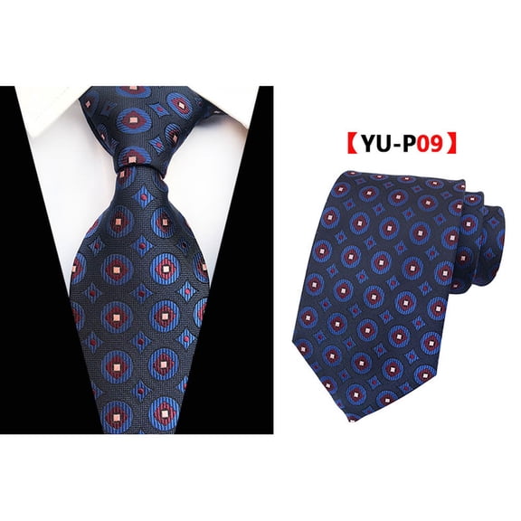 Men's High Grade Necktie Floral Paisley Striped Pattern Business 8CM Wide Ties