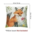 thumbnail image 4 of nygtbtfer Spring Forest Animals Pillowcase Decorative Pillowcases for Sofa Kids  Room Decor Set of 2 White, 4 of 7