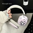 thumbnail image 4 of Cute Cartoon Beautiful Stars pattern design Case for AirPods Max Headphones,Soft TPU Skin Anti-Scratch for Women Girls,Cover for AirPods Max (Black), 4 of 8