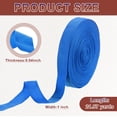 thumbnail image 2 of Nylon Webbing Strap, 22 Yards x 1" Polypropylene Flat Webbing Strap for Repairing DIY Crafting (Blue), 2 of 7