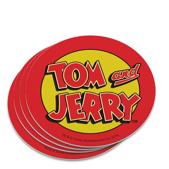 Tom and Jerry Logo Novelty Coaster Set