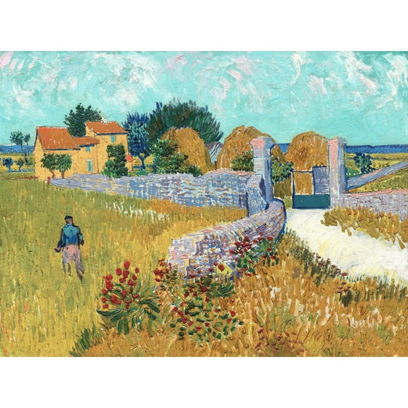Van Gogh Farmhouse Provence 1888 Painting Extra Large XL Wall Art Poster Print