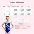 thumbnail image 7 of iiniim Kids Girls Sleeveless Contrast Color Patchwork Gymnastics Leotard Ballerina Unitard Athletic Bodysuit Purple 10, 7 of 7