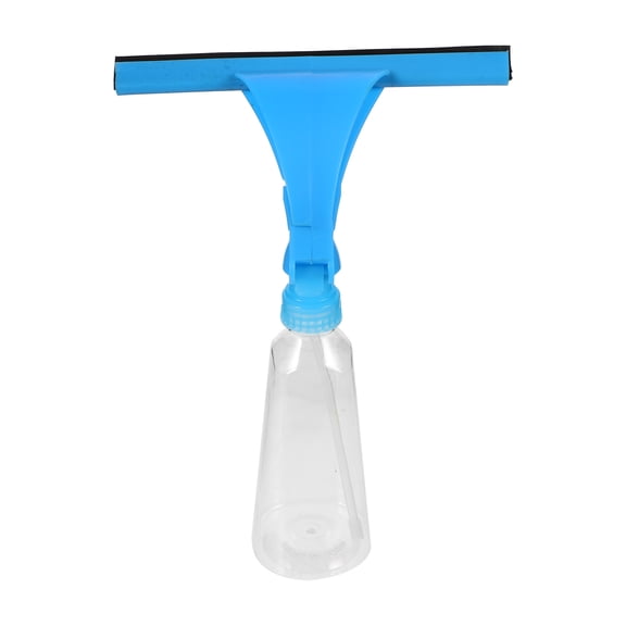 HEALEEP Blue Glass Squeegee with Spray Head for Streak-Free Cleaning
