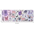 thumbnail image 7 of Purple Gothic Cat Crystal Pattern Kitchen Rug Mat,Kitchen Runner Rugs Non Skid Washable,Decorative Kitchen Floor Mats for Kitchen,Sink,Laundry,17"x47.2", 7 of 7