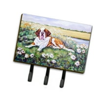 Carolines Treasures 7446TH68 Saint Bernard in Flowers Leash or Key Holder Triple multicolor