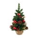 thumbnail image 1 of Mini árbol de Navidad decorativo Strade Fareast Limited artificial con bayas y piñas 14cm x 14cm x 30cm, 1 of 8