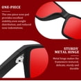 thumbnail image 4 of KANASTAL Blue Light Glasses Men Women Sleeping Glasses Rest Anti Glare UV400 Red Lens, 4 of 7
