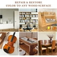 thumbnail image 6 of DEWEL 0.24 lb Furniture Touch-Up Kit, 17-Piece with 8 Colors Markers and Filler Sticks, 6 of 14