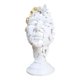 thumbnail image 1 of Figura de rostro humano, estatua, decoración del hogar, adorno creativo de mesa abstracto Blanco, 1 of 9