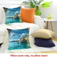 thumbnail image 4 of ZFLMY Beach Cave Decor Indoor Pillow Cover for Home Sofa Couch 24x24in, 4 of 5
