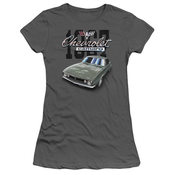 Chevrolet Classic Camaro S/S Junior Women's T-Shirt Sheer Charcoal