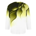 thumbnail image 3 of Camisas de Manga Larga para Hombres Imprimir Casual Cuello Redondo Blusa de Manga Corta, Camisas de Lino para Hombres, 3 of 4