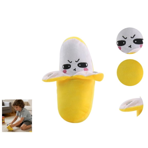 2026 Upgraded Interactive Music Plush Toy, Interactive Plush Toys with Sounds Banana Toy, Cute Banana Plush Inductive Musical Toy