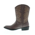 thumbnail image 3 of Deerstags Deer Stags Ranch Youth Boys' (11-7) Western Boot Brown, 3 of 9