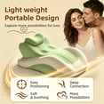 thumbnail image 2 of Memory Foam Intimacy Pillow, 27 Degree Ergonomic Incline Pillow for Multi-Position Support, Prone Reading and Leg Elevation, 2 of 8
