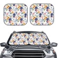 thumbnail image 2 of Fotbe Lilies Flowers Juego de 2 Piezas de Parasoles para Parabrisas | Bloqueador Solar para Auto | Accesorios Plegables para Protección Solar Interior-Large, 2 of 6