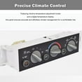 thumbnail image 4 of Air Conditioning Control Module for Chevrolet C1500 C2500 1996-2000, Replacement OEM 16231165 599-006 9378815 A/C Heater Climate Control Panel -black, 4 of 5