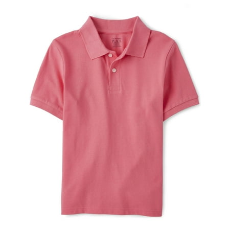 

The Children s Place Toddler Boy s Short Sleeve Solid Pique Polo Sizes 12M-5T
