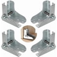 thumbnail image 1 of LinenLoon Folding Bracket-self-Locking Hinge Leg Accessories and Gussets-Folding Legs-Folding Work Table-Kitchen Folding Table Extension (4 Pieces), 1 of 5