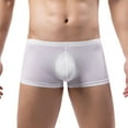 thumbnail image 2 of Sngxgn Men's Underwear Soft Boxer Briefs Stretch Trunks(White,XXL), 2 of 5